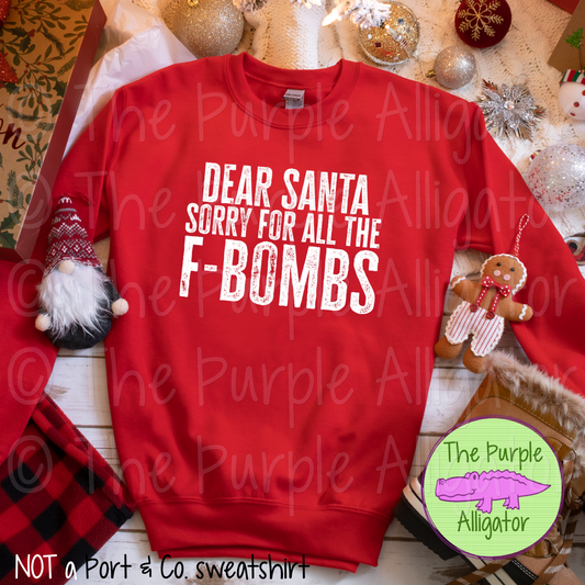 Dear Santa Sorry - white (d2f HMD)
