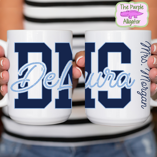 DMS DeLaura Personalized 15oz Ceramic Mug