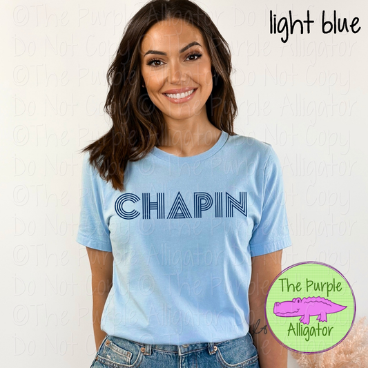 Chapin Double Take – The Retro Line Series | Retro Linework Spirit Wear - CHOOSE YOUR DESIGN COLOR - 1125 (d2f TPA)