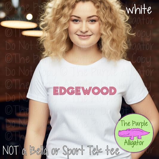 Edgewood Double Take – The Retro Line Series | Retro Linework Spirit Wear - CHOOSE YOUR DESIGN COLOR - 1125 (d2f TPA)