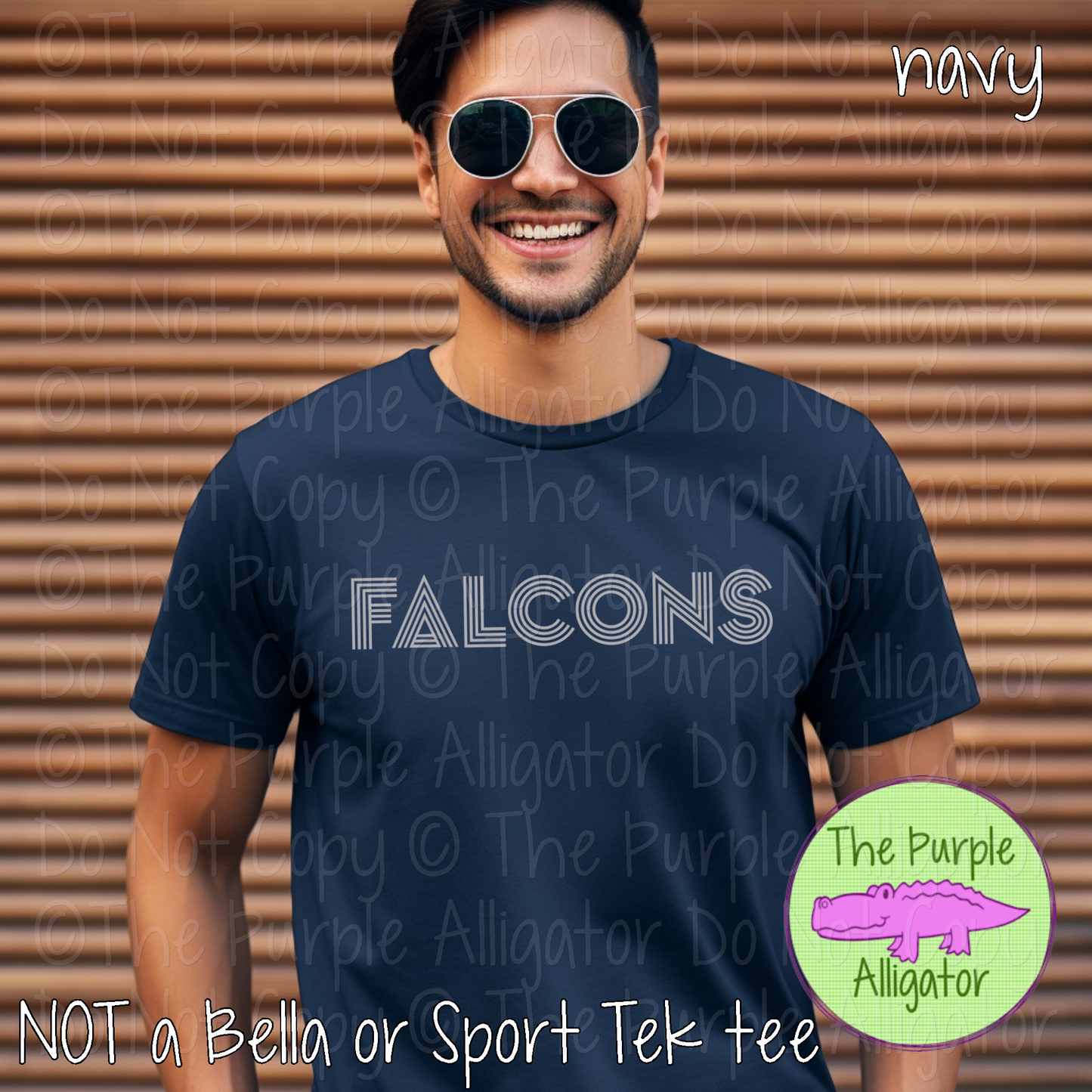 Falcons Double Take – The Retro Line Series | Retro Linework Spirit Wear - CHOOSE YOUR DESIGN COLOR - 1125 (d2f TPA)