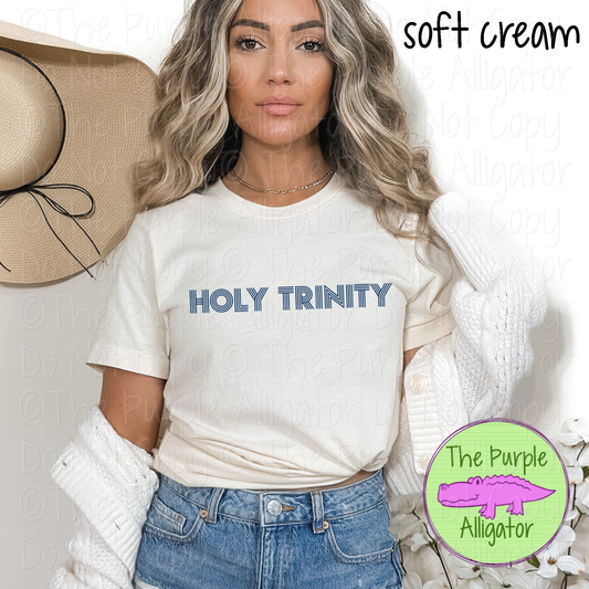 Holy Trinity Double Take – The Retro Line Series | Retro Linework Spirit Wear - CHOOSE YOUR DESIGN COLOR - 1125 (d2f TPA)