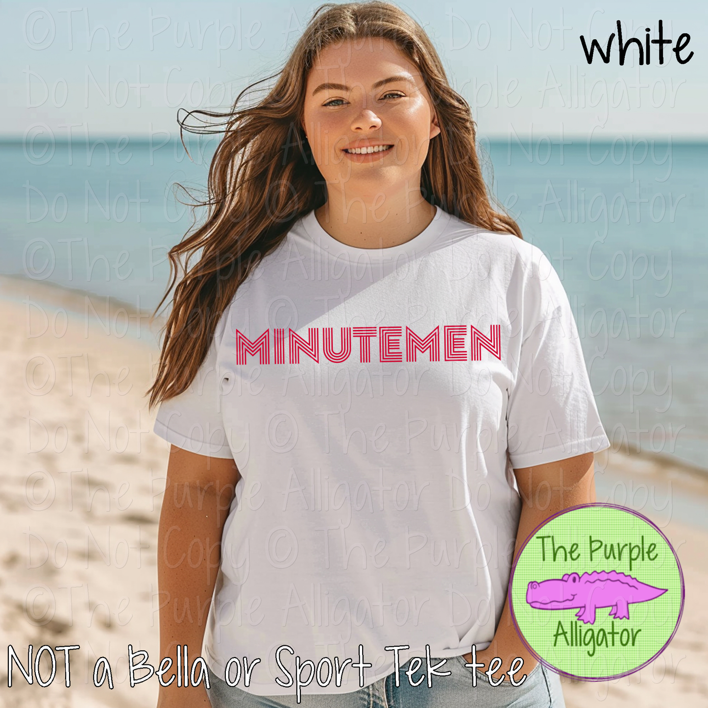 Minutemen Double Take – The Retro Line Series | Retro Linework Spirit Wear - CHOOSE YOUR DESIGN COLOR - 1125 (d2f TPA)