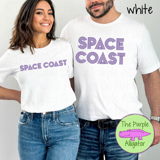 Space Coast Double Take – The Retro Line Series | Retro Linework Spirit Wear - CHOOSE YOUR DESIGN COLOR - 1125 (d2f TPA)