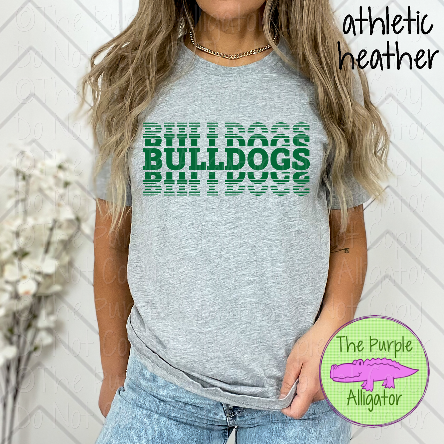 Bulldogs Echo – The Stacked Series | Stacked Spirit Design - CHOOSE YOUR DESIGN COLOR - 0126 (d2f TPA)