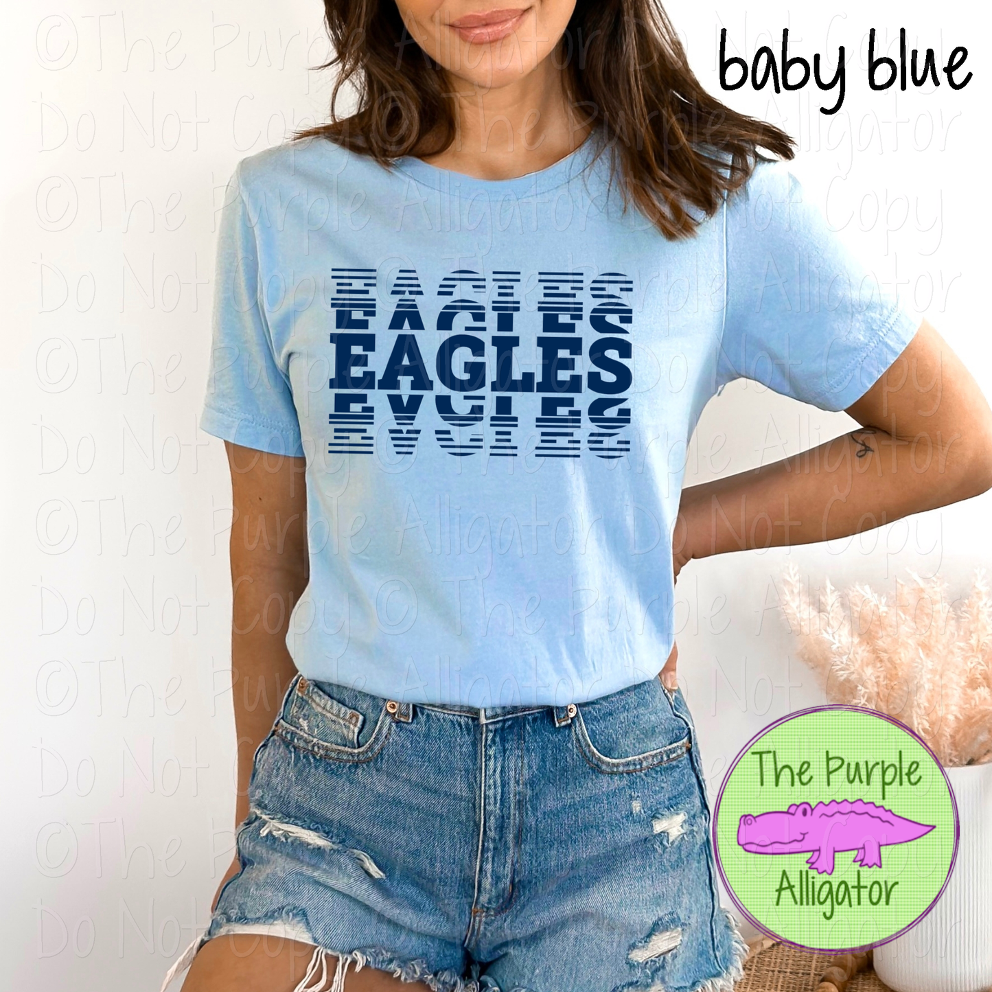 Eagles Echo – The Stacked Series | Stacked Spirit Design - CHOOSE YOUR DESIGN COLOR - 0126 (d2f TPA)