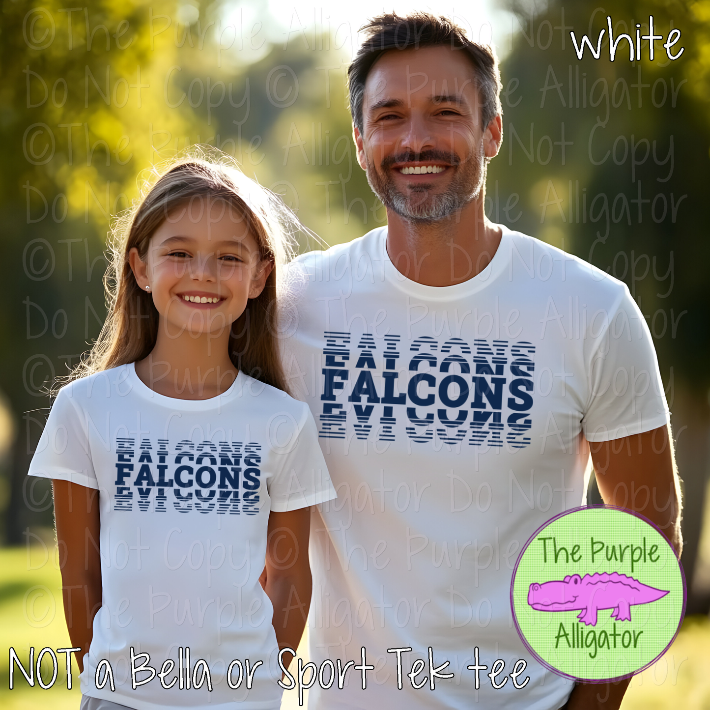 Falcons Echo – The Stacked Series | Stacked Spirit Design - CHOOSE YOUR DESIGN COLOR - 0126 (d2f TPA)