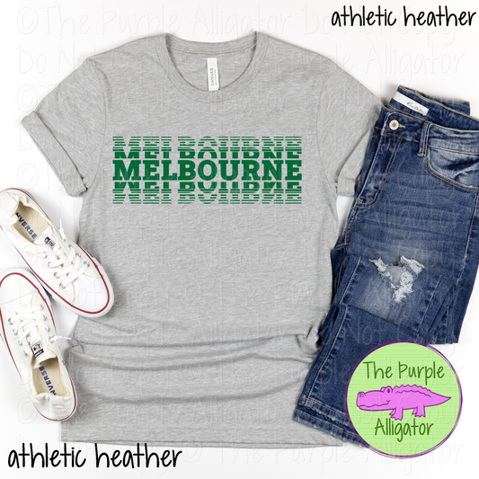 Melbourne Echo – The Stacked Series | Stacked Spirit Design - CHOOSE YOUR DESIGN COLOR - 0126 (d2f TPA)