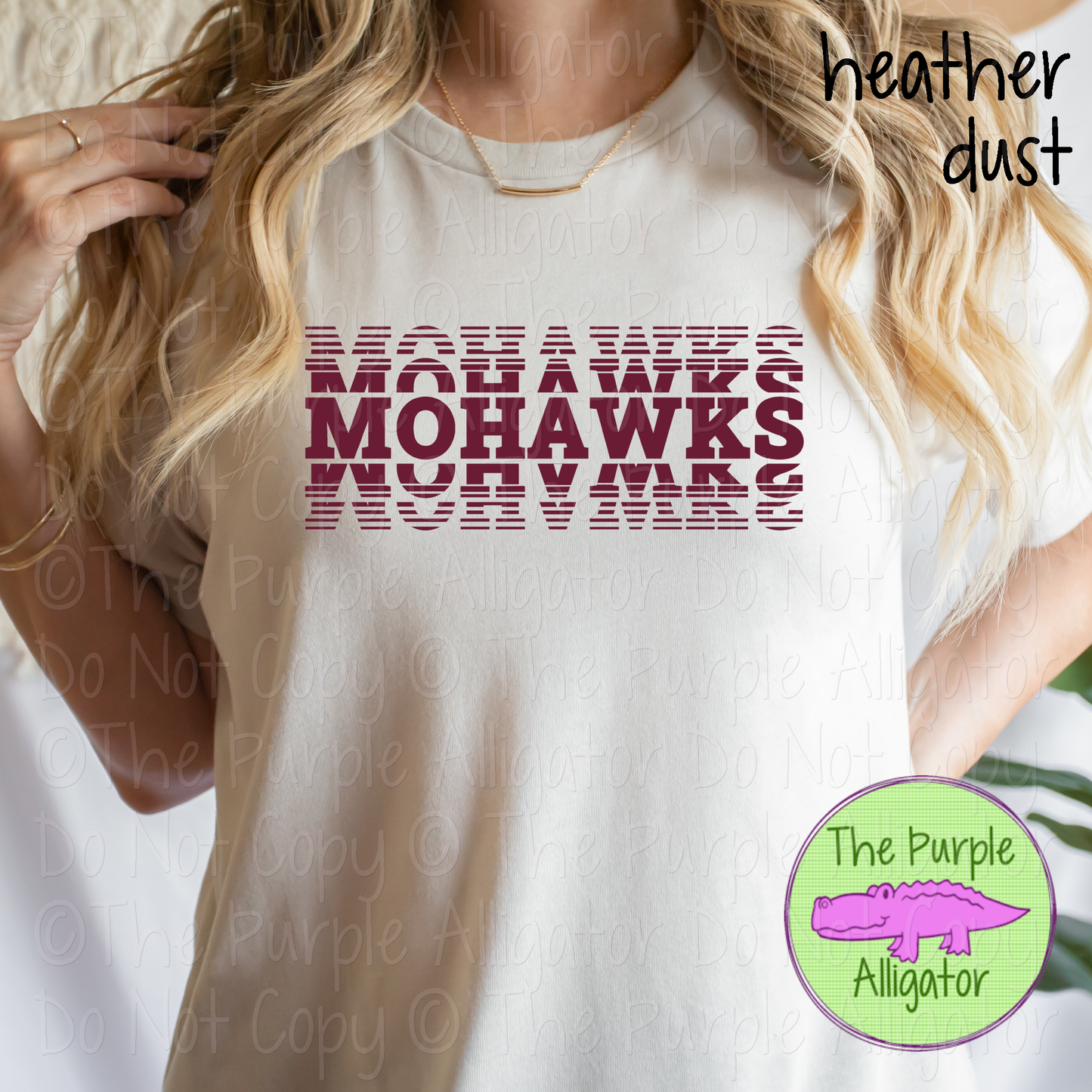 Mohawks Echo – The Stacked Series | Stacked Spirit Design - CHOOSE YOUR DESIGN COLOR - 0126 (d2f TPA)