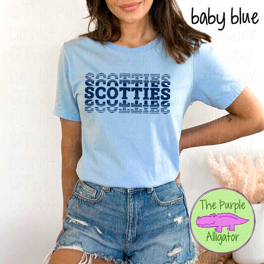 Scotties Echo – The Stacked Series | Stacked Spirit Design - CHOOSE YOUR DESIGN COLOR - 0126 (d2f TPA)