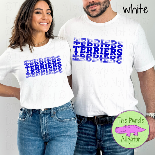 Terriers Echo – The Stacked Series | Stacked Spirit Design - CHOOSE YOUR DESIGN COLOR - 0126 (d2f TPA)