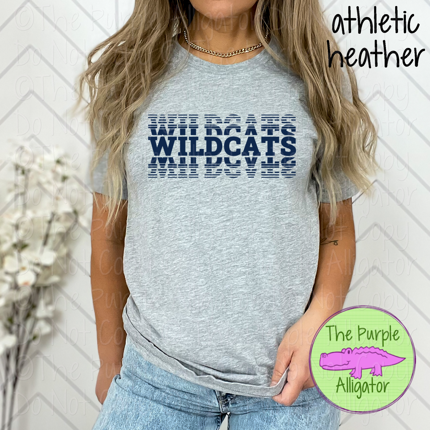 Wildcats Echo – The Stacked Series | Stacked Spirit Design - CHOOSE YOUR DESIGN COLOR - 0126 (d2f TPA)