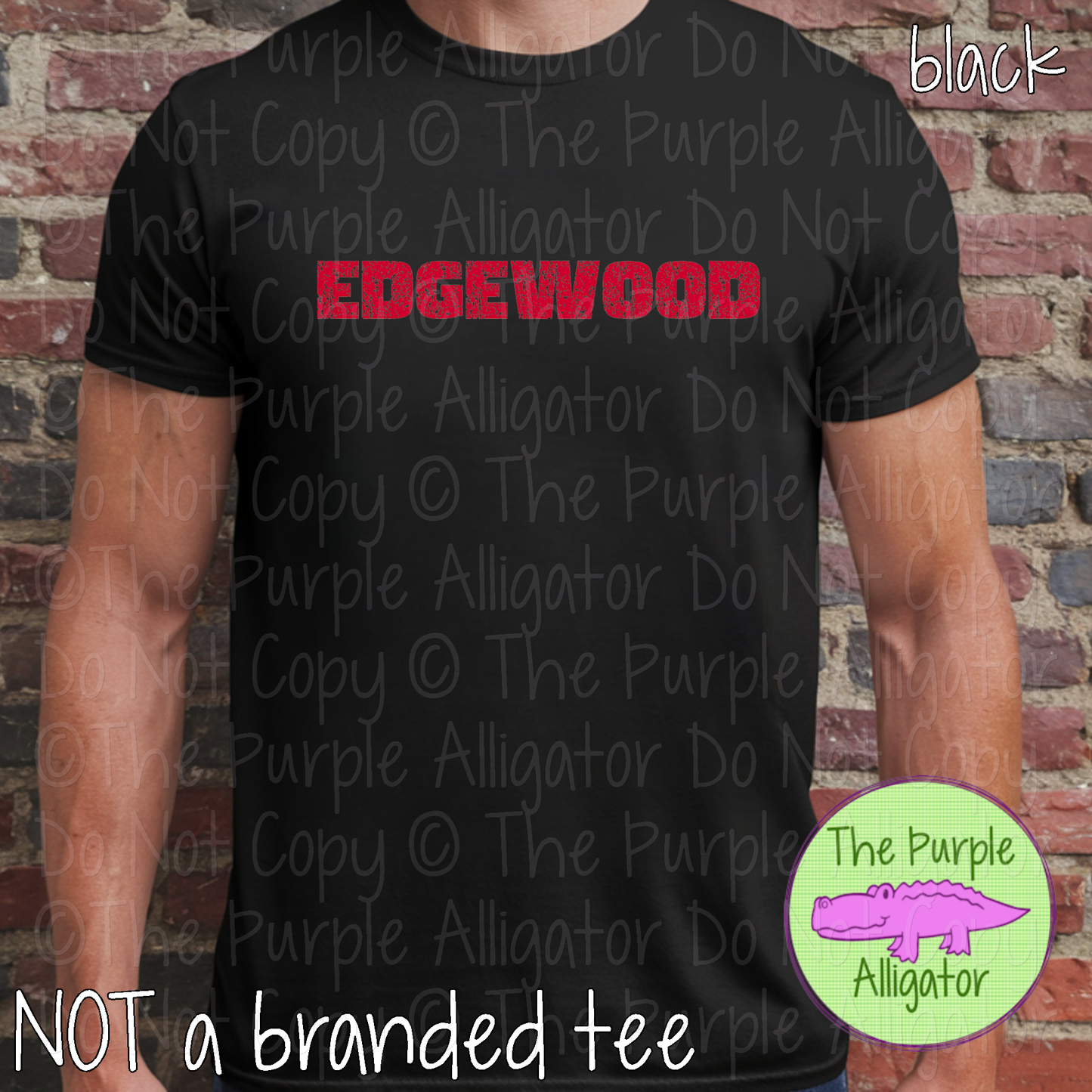 Edgewood Hardline The Grunge Series Distressed Block Athletic Spirit Wear 0326 TPA