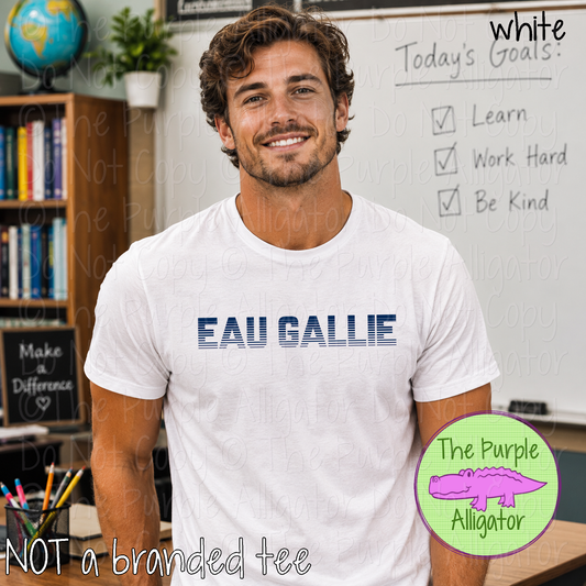 Eau Gallie Championship – Bold Striped Game Day Spirit Apparel, Sports Fan Gear 0524 TPA