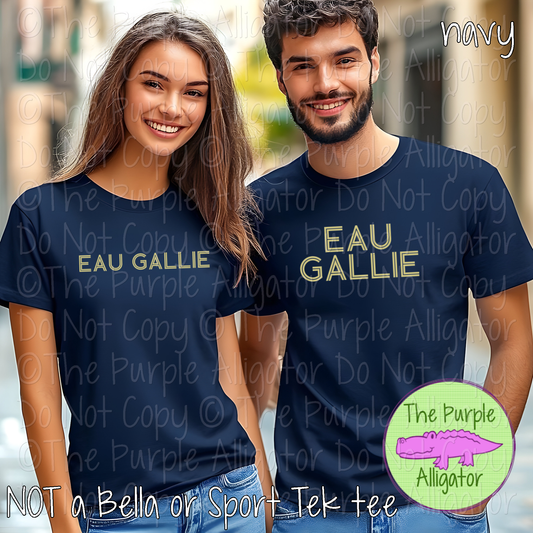 Eau Gallie Dualline Classic – The Retro Line Series Vintage Double Line Lettering Custom Spirit Wear 0426 TPA