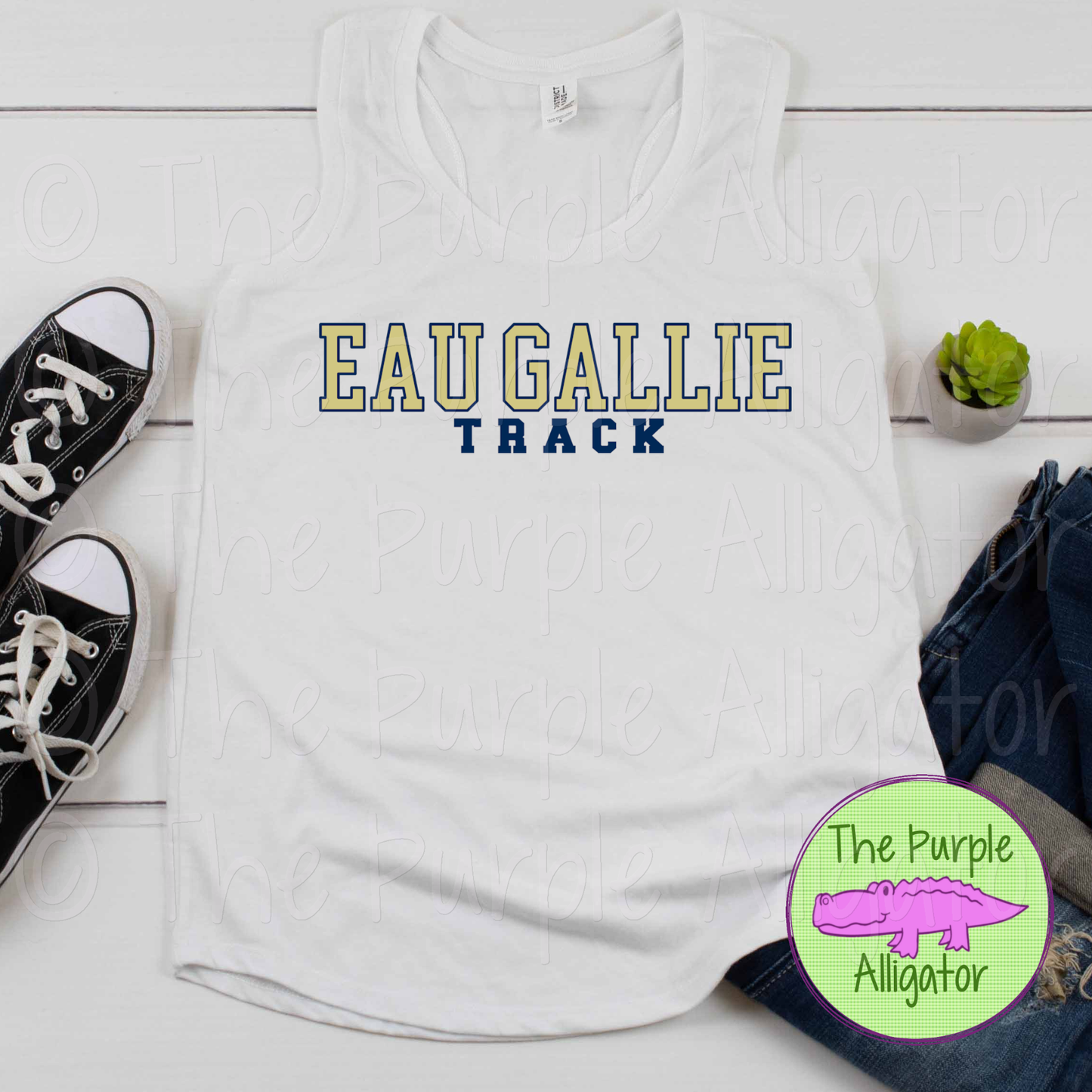 Eau Gallie Track CB-JPST Mascot School Spirit (d2f TPA)