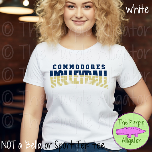 Commodores Volleyball SC38 Mascot School Spirit - CHOOSE YOUR DESIGN COLORS (d2f TPA)