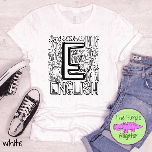 English Typography - CHOOSE YOUR DESIGN COLOR (d2f TPA)