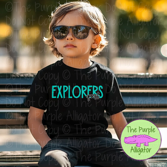 Quest Explorers Mascot Spotlight – Custom School Spirit Wear Mascot Apparel 0726 TPA