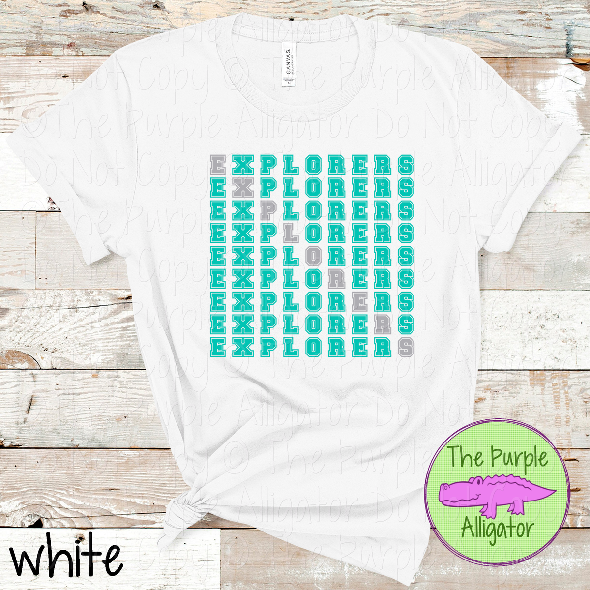 Explorers 2 Color Stack - The Stacked Series | Custom Spirit Wear for Teachers, Students & Fans 0725 TPA