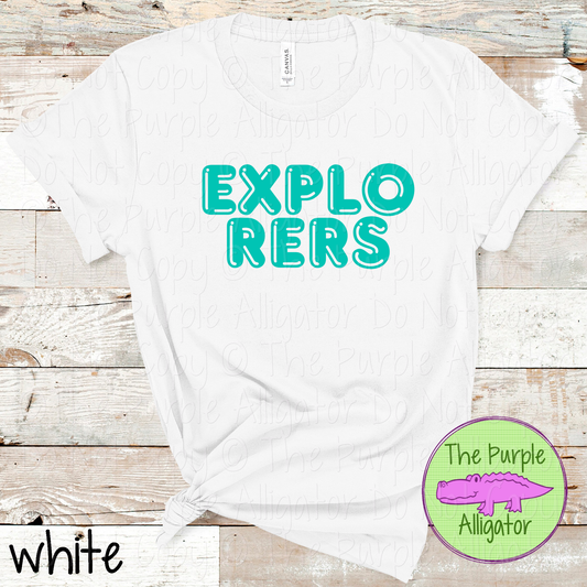 Explorers Bubble Roundabout – Custom Spirit Wear Mascot Apparel 0424 TPA