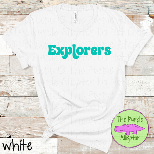 Explorers Groove – Custom Spirit Wear School & Mascot Apparel 0926 TPA