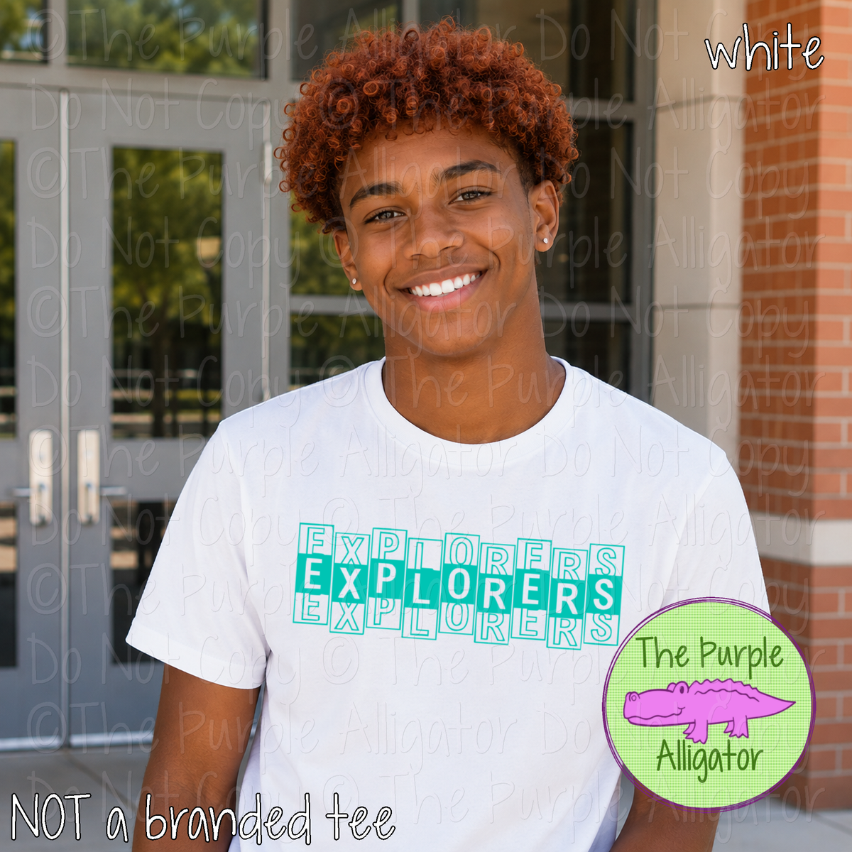 Explorers Side Step - The Stacked Series – Custom Spirit Wear School & Mascot Apparel 0926 TPA