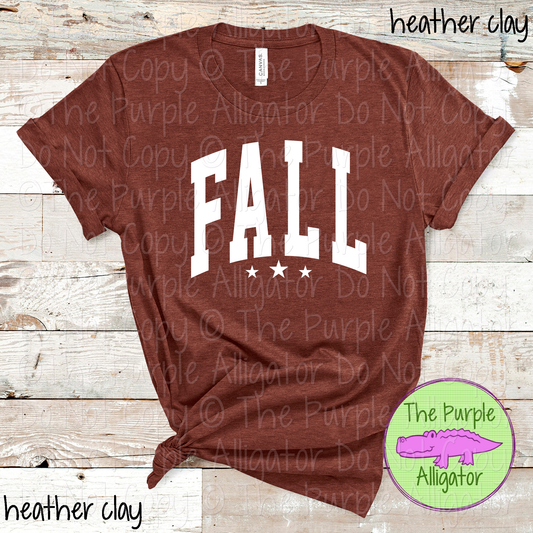 Fall | Bold Varsity Arch Tee for Cozy Autumn Vibes 0625 (D2F TB)