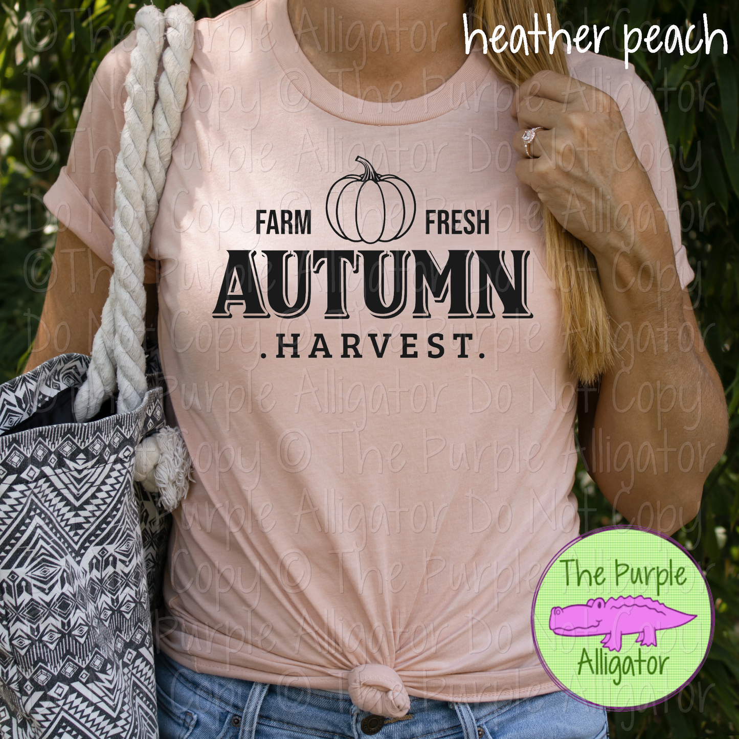 Farm Fresh Autumn Harvest Pumpkin Fall Graphic Tee 0923 TTS