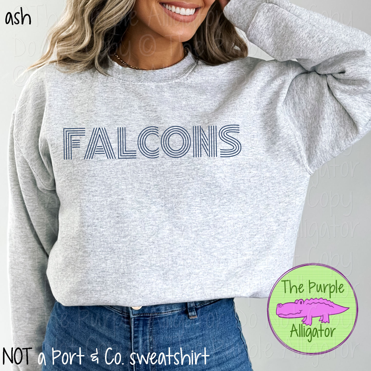 Falcons Flashback – The Retro Line Series | Vintage-Inspired Multi-Line Design - CHOOSE YOUR DESIGN COLOR - 1125 (d2f TPA)