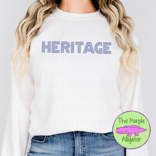 Heritage Flashback – The Retro Line Series | Vintage-Inspired Multi-Line Design - CHOOSE YOUR DESIGN COLOR - 1125 (d2f TPA)