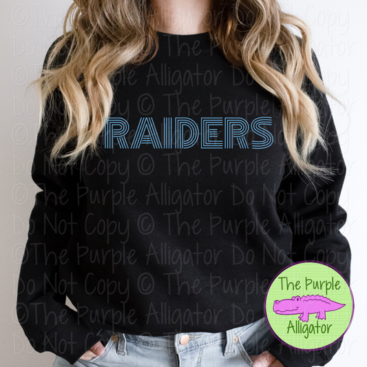 Raiders Flashback – The Retro Line Series | Vintage-Inspired Multi-Line Design - CHOOSE YOUR DESIGN COLOR - 1125 (d2f TPA)