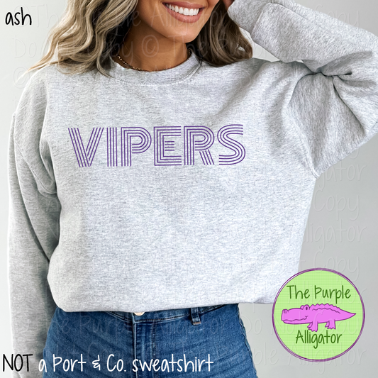 Vipers Flashback – The Retro Line Series | Vintage-Inspired Multi-Line Design - CHOOSE YOUR DESIGN COLOR - 1125 (d2f TPA)