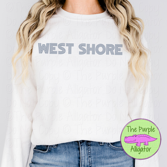 West Shore Flashback – The Retro Line Series | Vintage-Inspired Multi-Line Design - CHOOSE YOUR DESIGN COLOR - 1125 (d2f TPA)