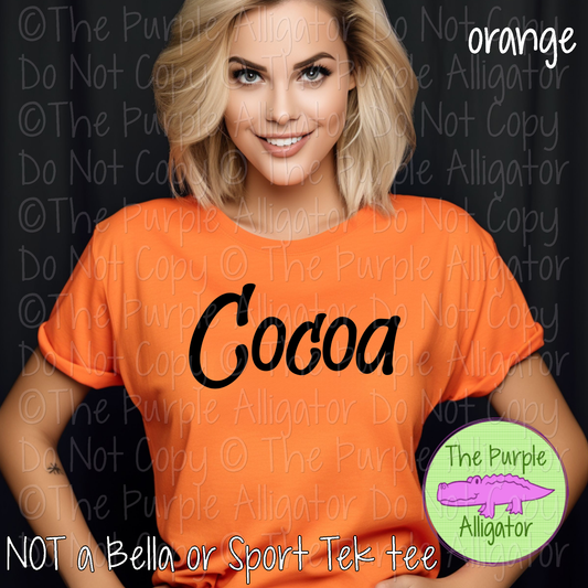 Cocoa Fresh Graffiti - The Graffiti Series | Bold Street Style Spirit Wear Lettering – CHOOSE YOUR DESIGN COLOR  0925 (d2f TPA)