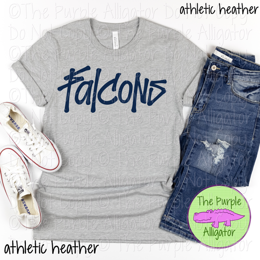 Falcons Fresh Graffiti - The Graffiti Series | Bold Street Style Spirit Wear Lettering – CHOOSE YOUR DESIGN COLOR  0925 (d2f TPA)