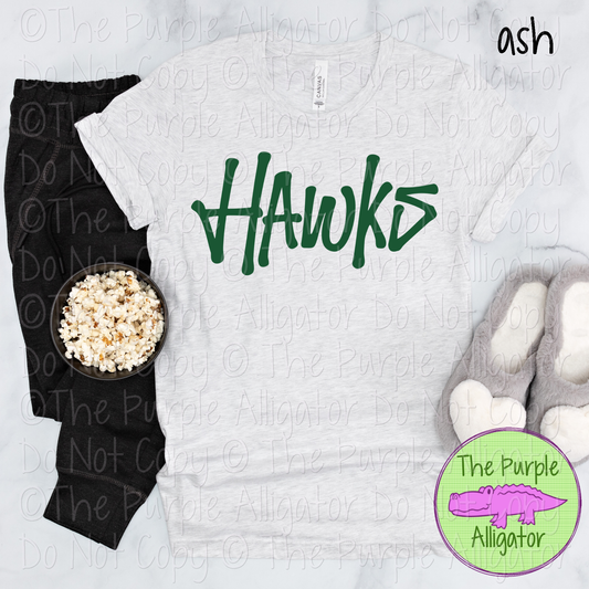 Hawks Fresh Graffiti - The Graffiti Series | Bold Street Style Spirit Wear Lettering – CHOOSE YOUR DESIGN COLOR  0925 (d2f TPA)