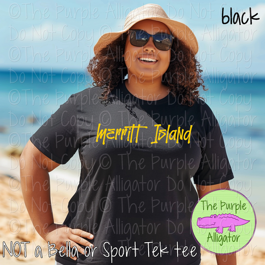 Merritt Island Fresh Graffiti - The Graffiti Series | Bold Street Style Spirit Wear Lettering – CHOOSE YOUR DESIGN COLOR  0925 (d2f TPA)