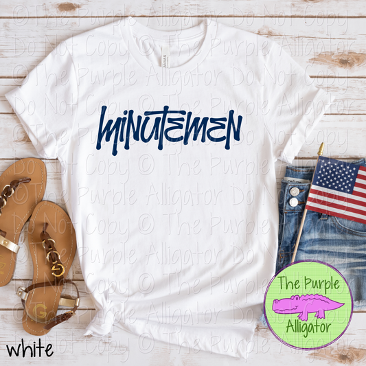 Minutemen Fresh Graffiti - The Graffiti Series | Bold Street Style Spirit Wear Lettering – CHOOSE YOUR DESIGN COLOR  0925 (d2f TPA)