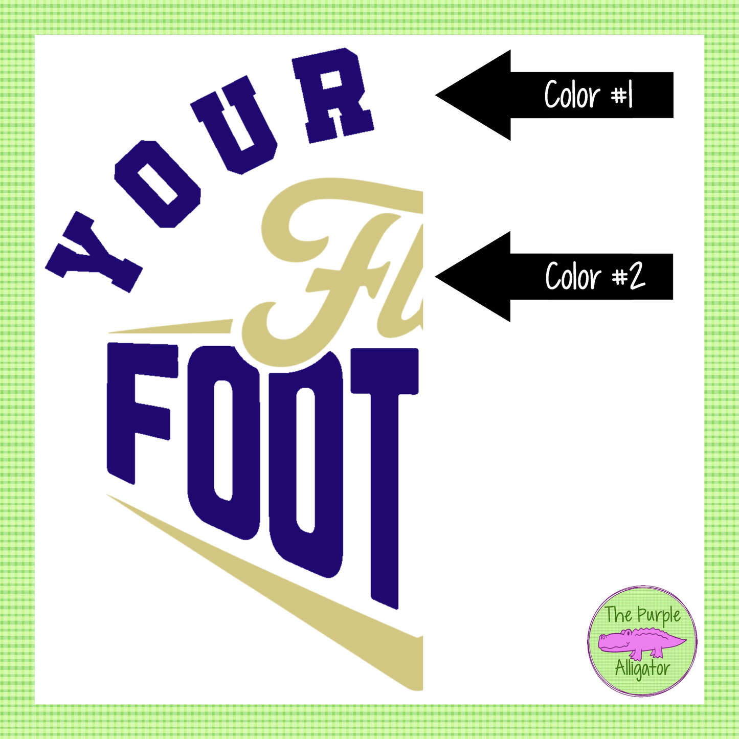 YOUR TEAM Custom Flag Football Team Name Design - Personalized Youth & Adult Spirit Wear 0326 SM