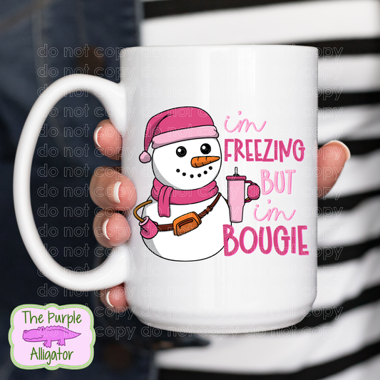 Freezing but Bougie 15oz Ceramic Mug