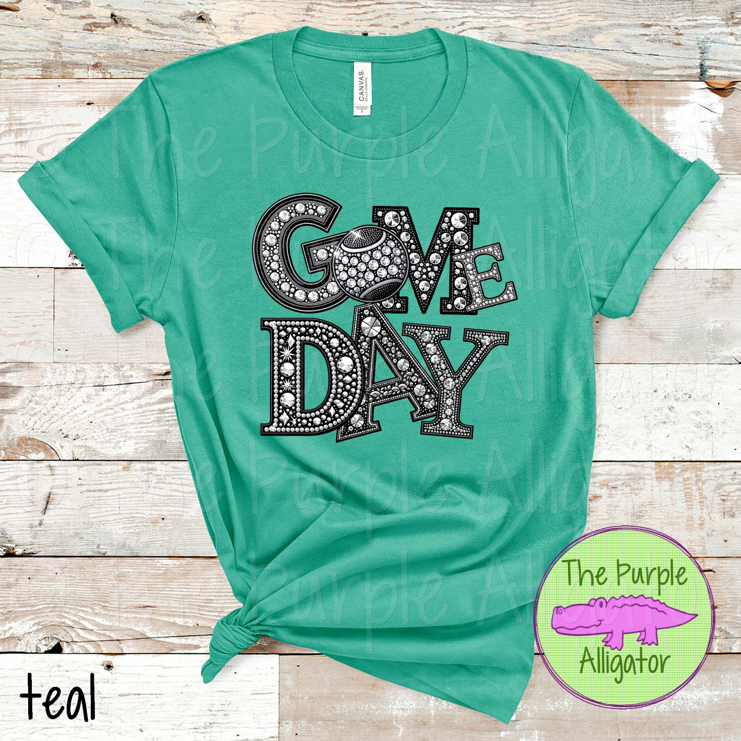 Game Day Tennis Faux Rhinestone (d2f TED)