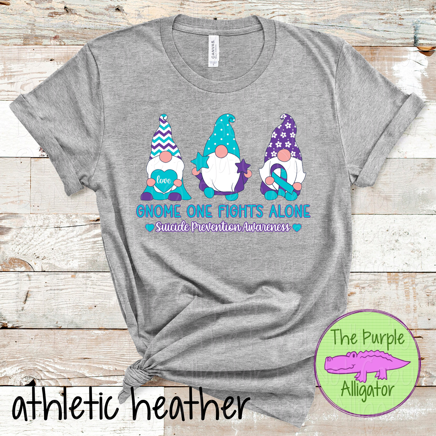 Gnome One Fights Alone Suicide Prevention Awareness 0923 TR