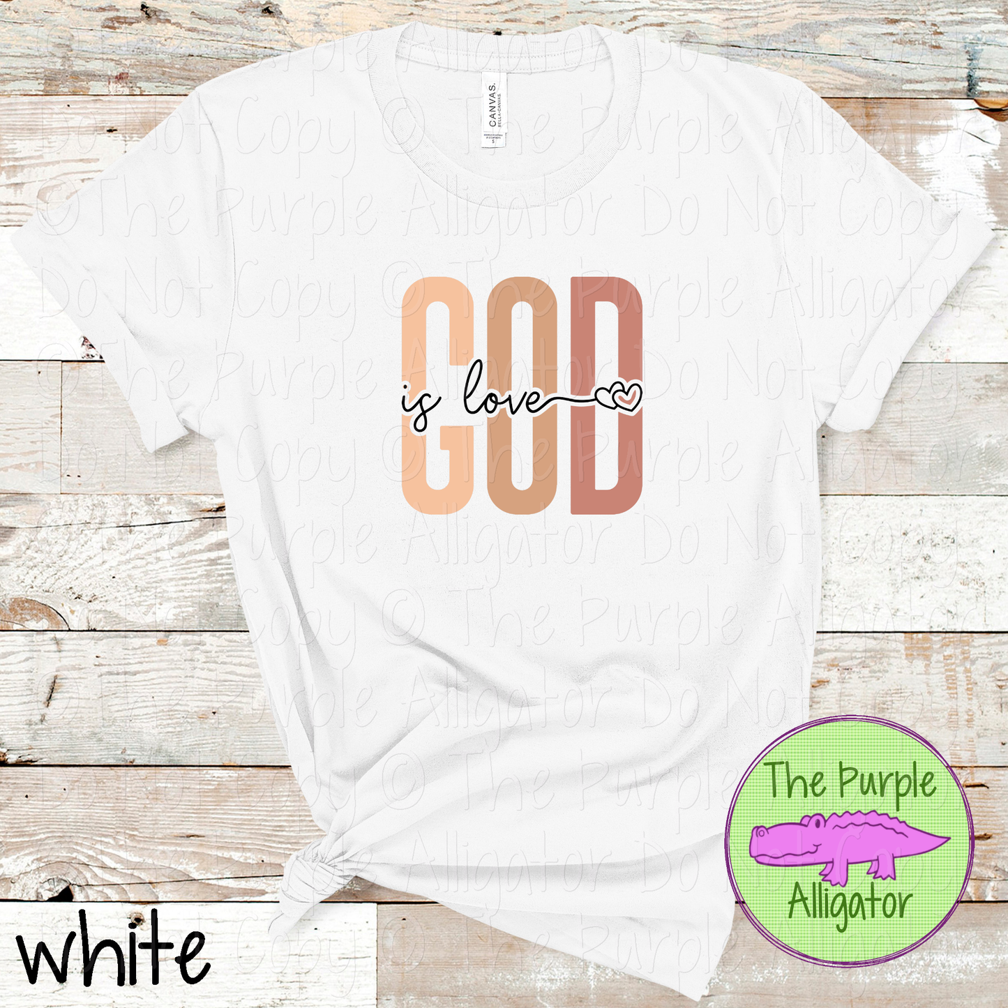 God Is Love Minimal Faith Based Design 0924 DA