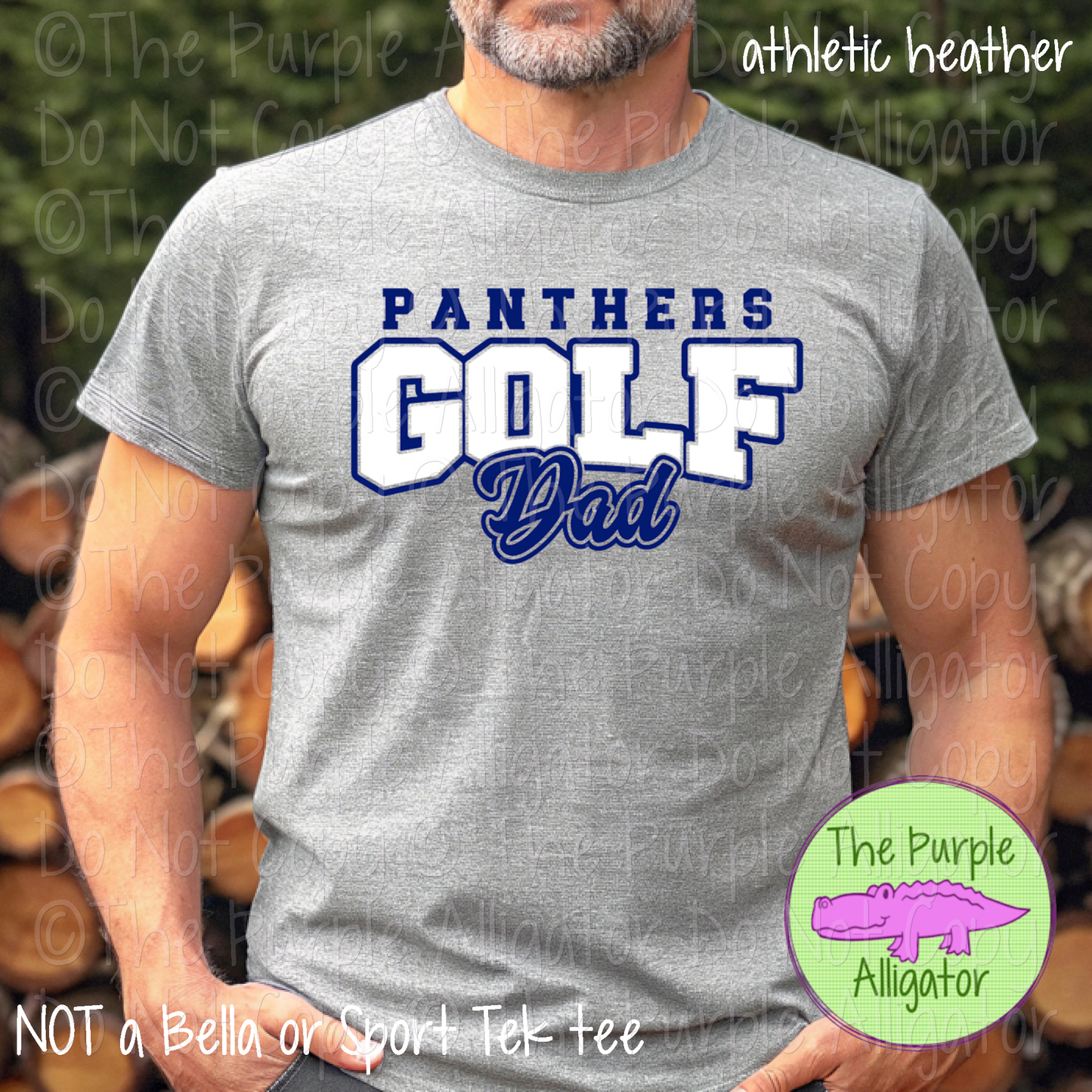 Panthers Golf Dad SC12 Mascot School Spirit Wear Team Gear - CHOOSE YOUR DESIGN COLORS - 0525 (d2f TPA)