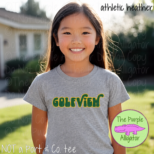 Golfview Retro Swash – Custom School Spirit Wear Mascot Apparel 0424 TPA