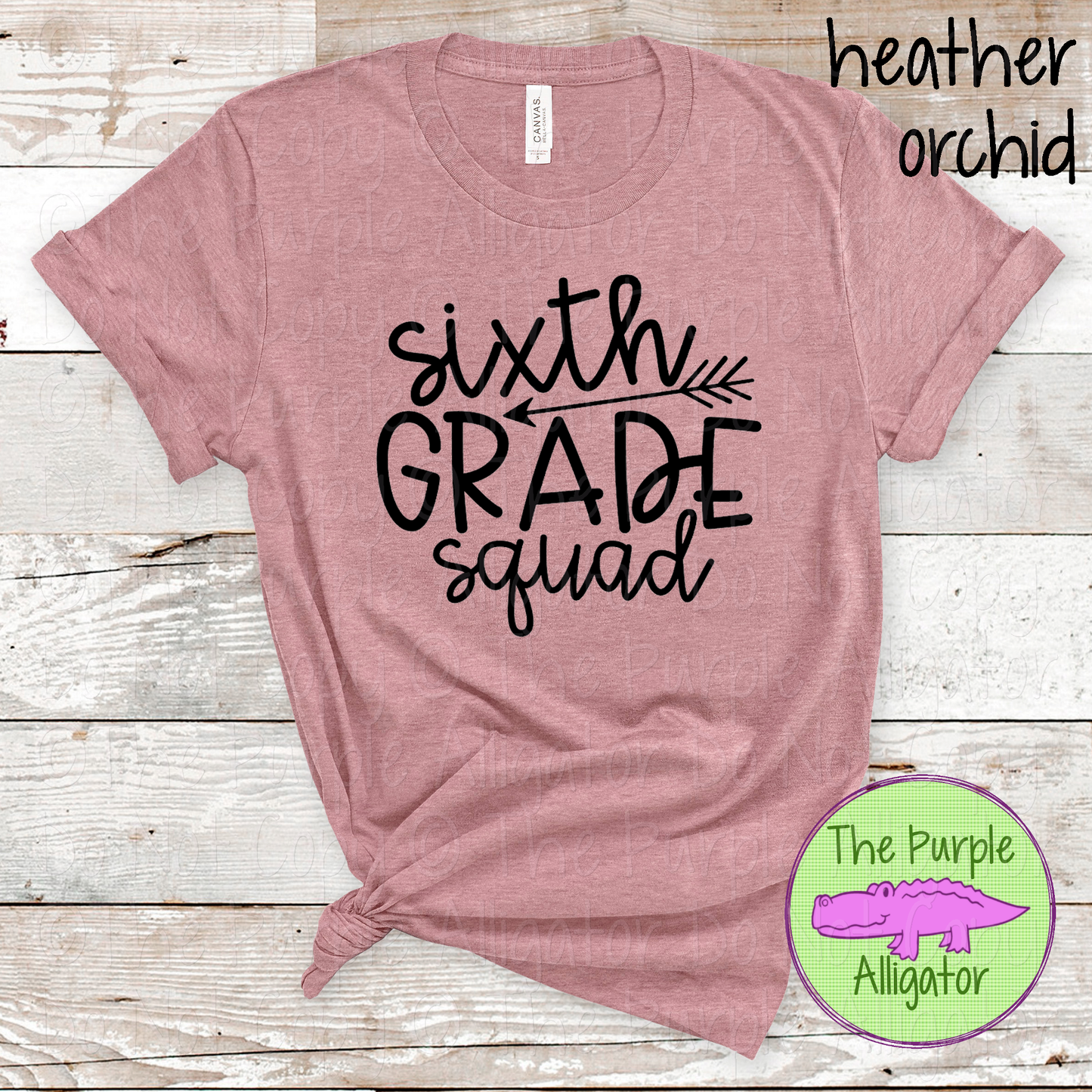 Grade Squad Teacher Apparel, Grade Level Teacher Shirt, Pre-K Kindergarten First Second Third Fourth Fifth Sixth Grade 0719 SCA