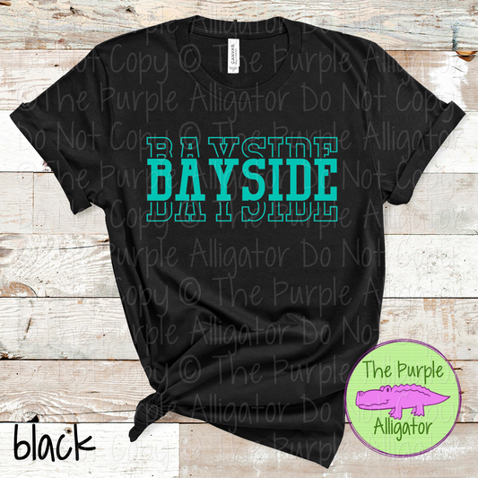 Bayside Headliner - The Stacked Series | Bold Vintage Stacked Spirit Wear | Custom School & Mascot Apparel  0126 TPA