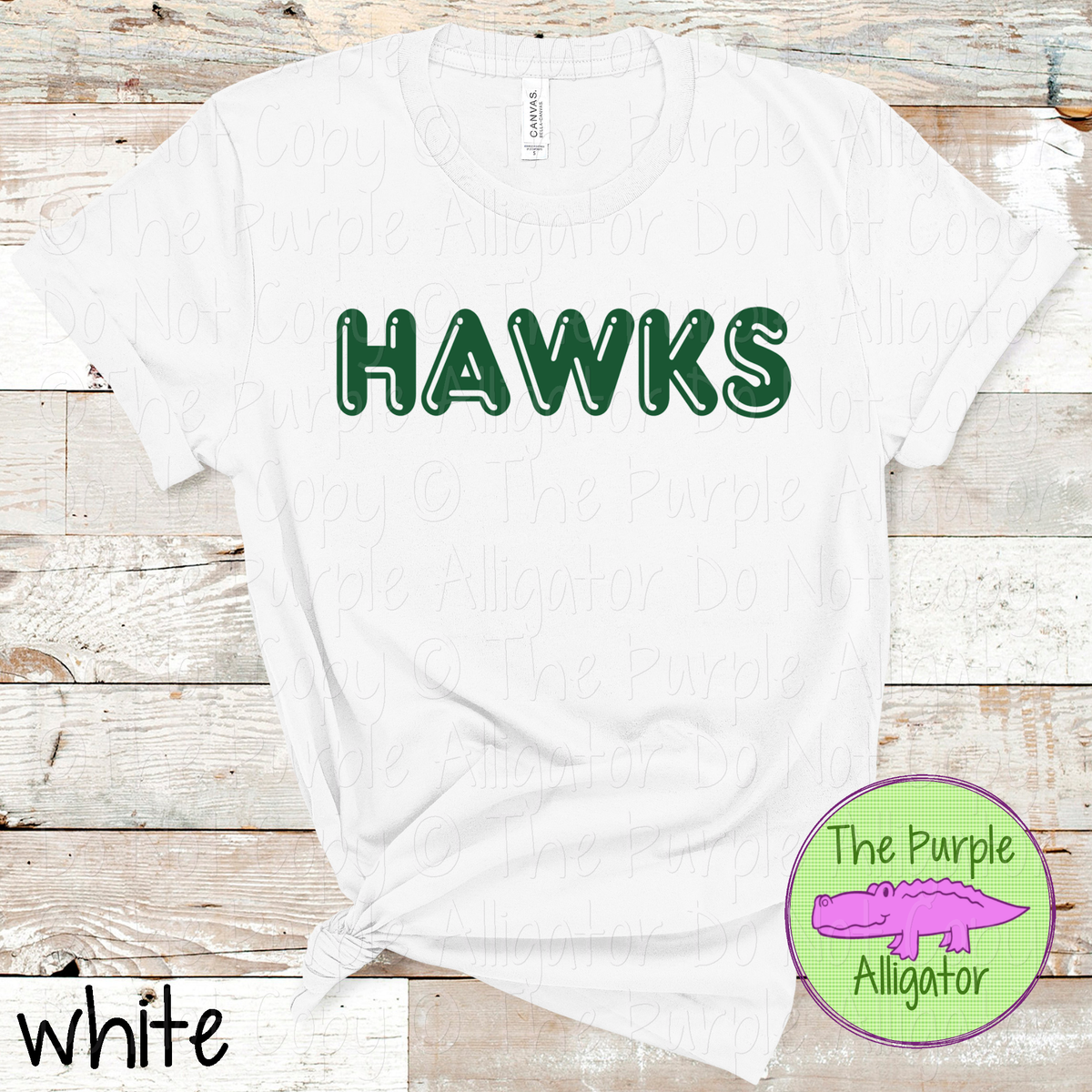 Hawks Bubble Roundabout – Custom Spirit Wear Mascot Apparel 0424 TPA