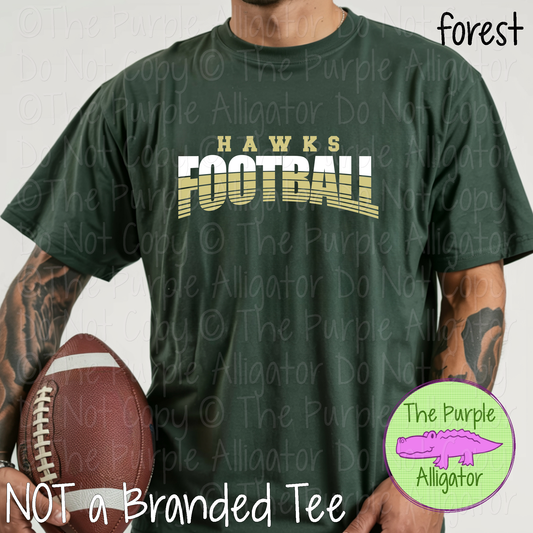 Hawks Football 41 - Vintage Arch Custom Football Spirit Wear Mascot Apparel 0626 TPA